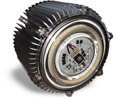 The FM30A: 60W/6000 lumen: Safer and More efficient than tratidional high-bay lighting.