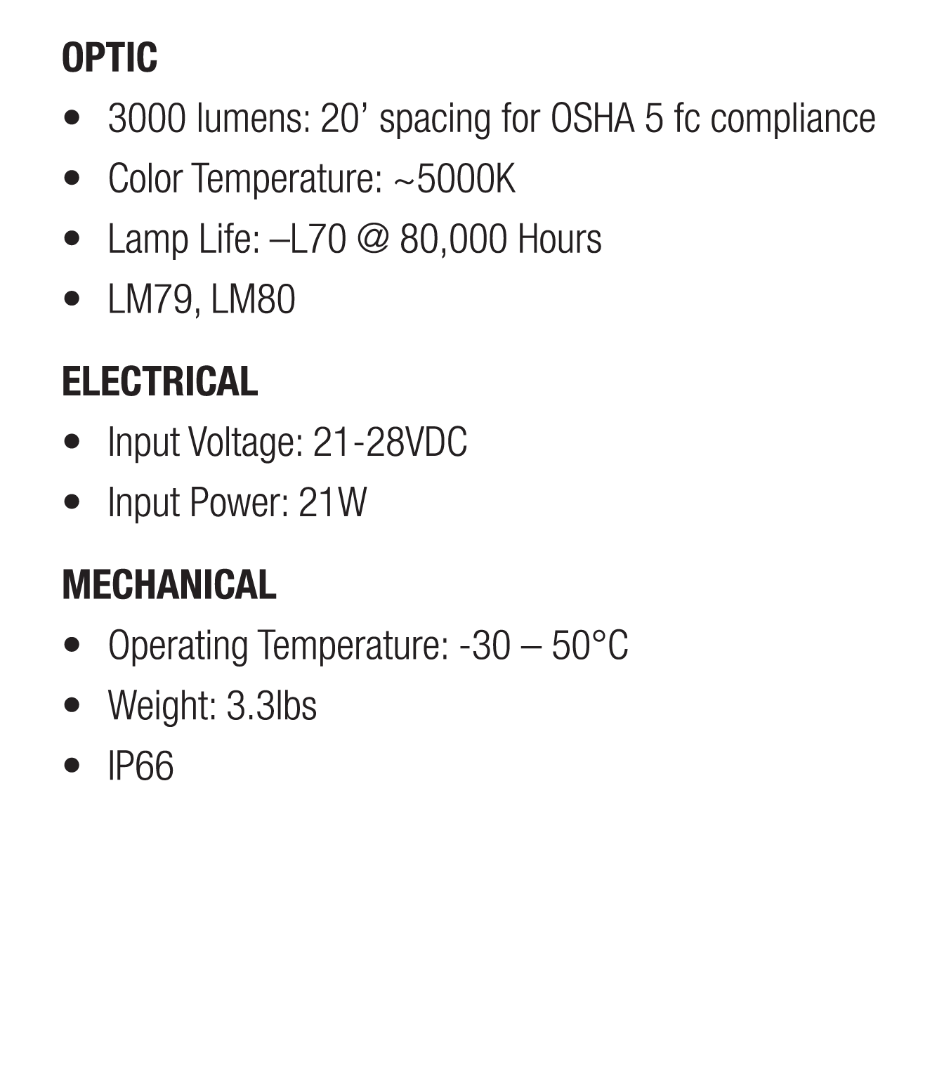 The Clear-Vu Lighting LED Module: FM10A: 30W/3000 lumens