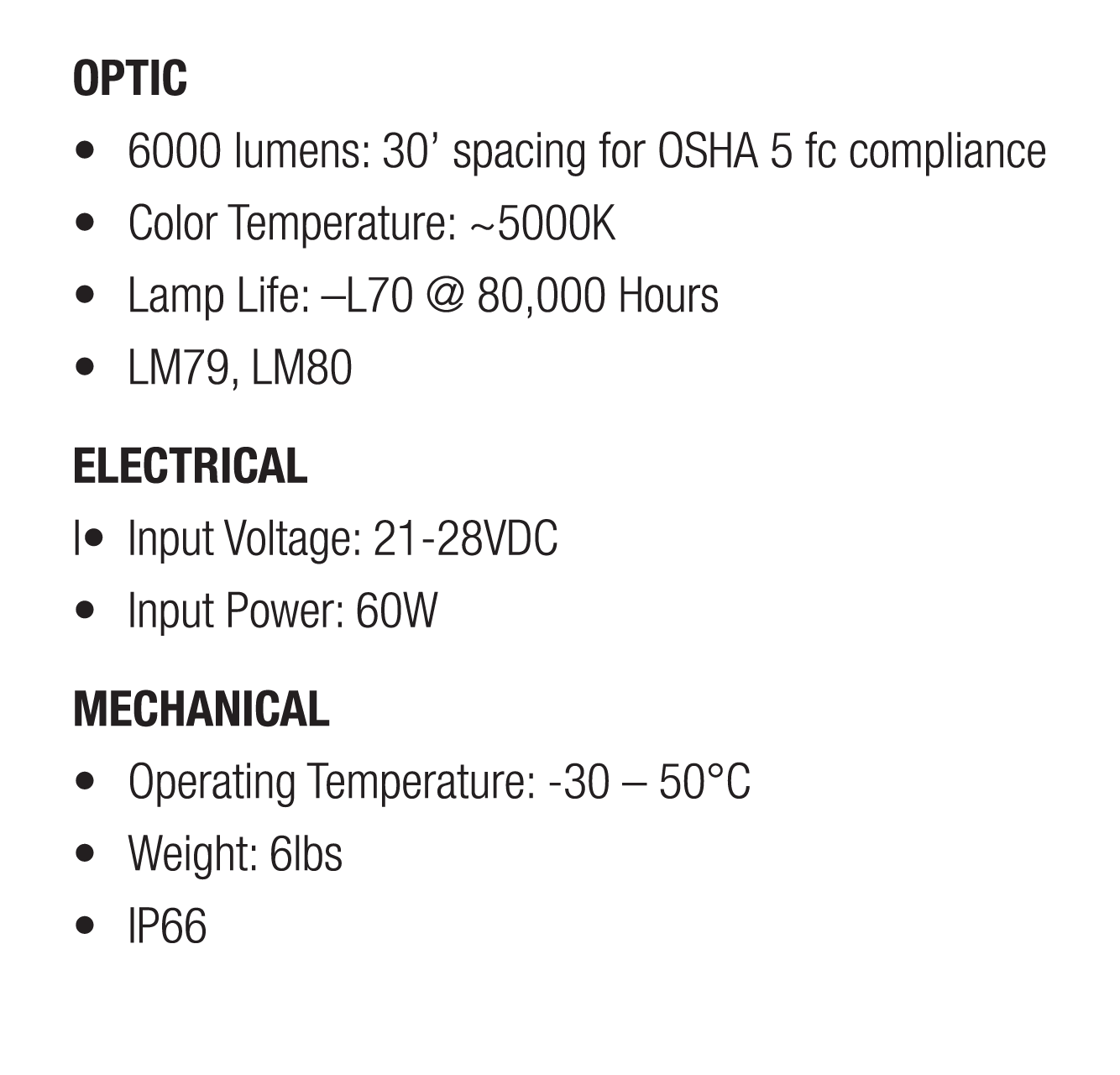 The Clear-Vu Lighting LED Module: FM30A: 60W/6000 lumens